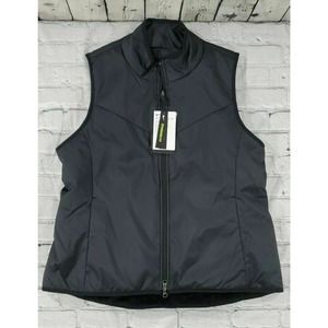 Nike Synthetic Fill Reversible Faux Fur Golf Vest CK5866-010 WOMENS SIZE M